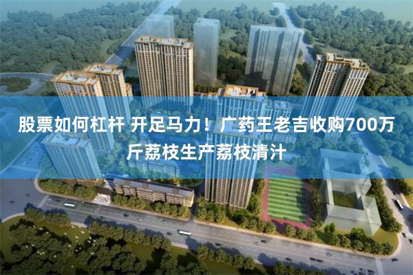 股票如何杠杆 开足马力！广药王老吉收购700万斤荔枝生产荔枝清汁