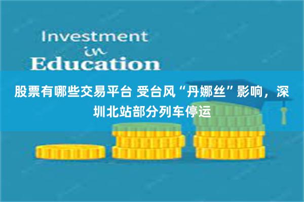 股票有哪些交易平台 受台风“丹娜丝”影响，深圳北站部分列车停运