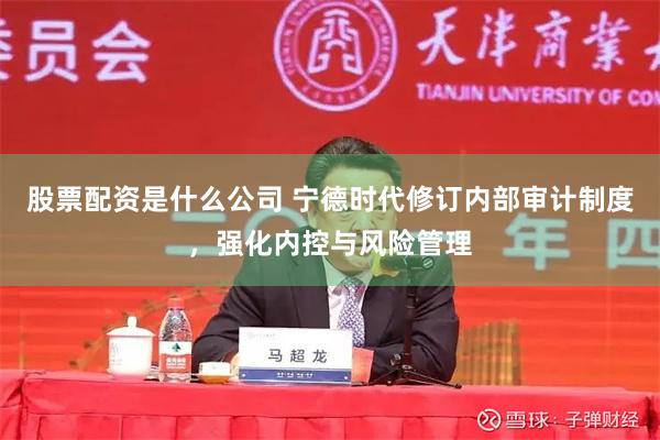 股票配资是什么公司 宁德时代修订内部审计制度，强化内控与风险管理