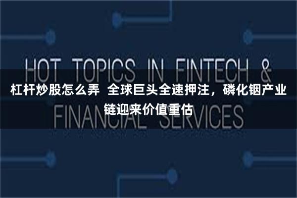 杠杆炒股怎么弄  全球巨头全速押注，磷化铟产业链迎来价值重估